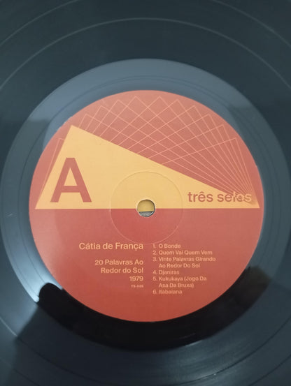 Lp Vinil Cátia De França 20 Palavras Ao Redor Sol C Encartes