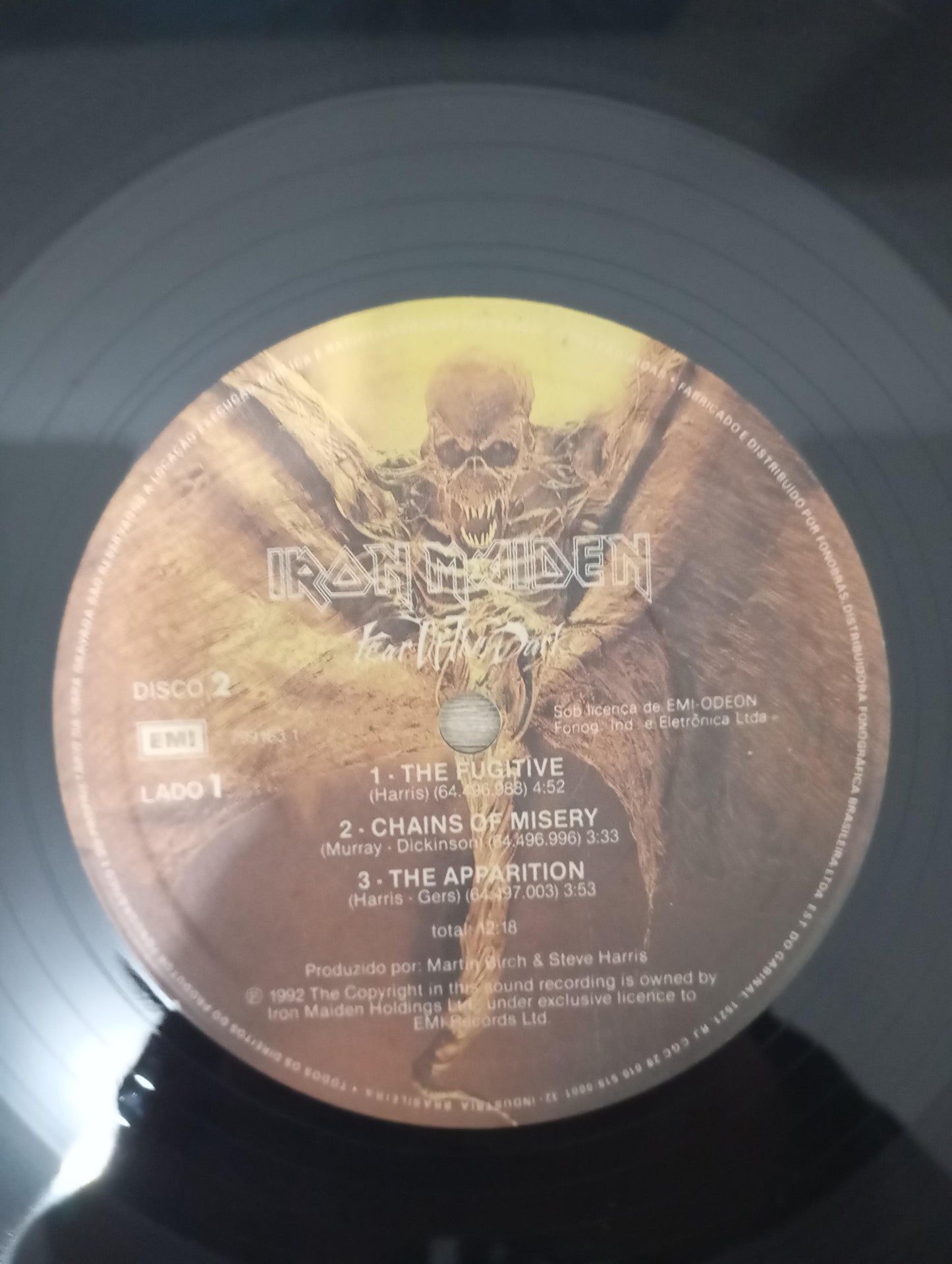Lp Vinil Iron Maiden Fear Of The Dark Duplo