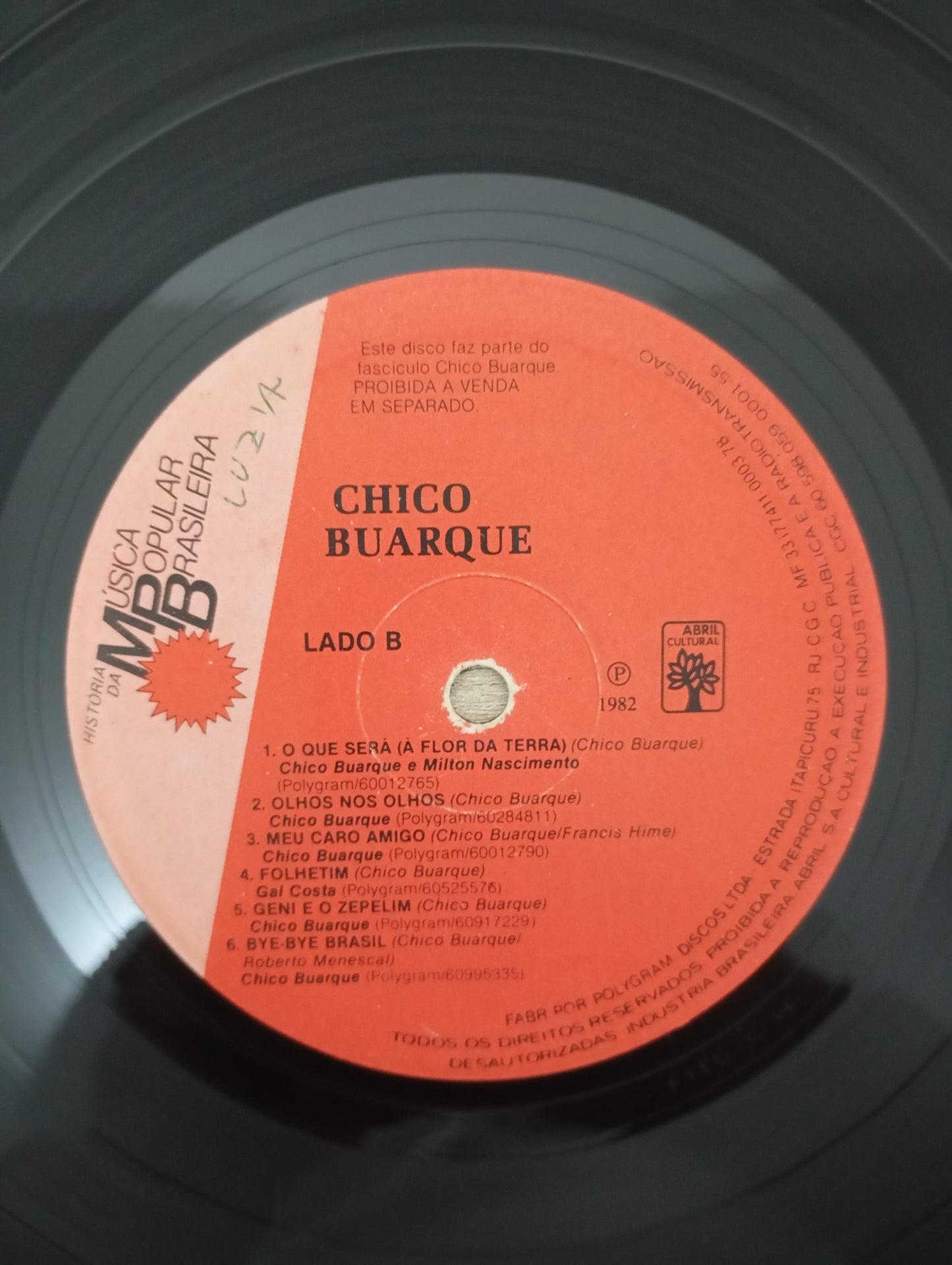 Lp Vinil Chico Buarque História da MPB Capa Dupla