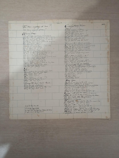 Lp Vinil Pink Floyd The Wall Duplo Com Encartes