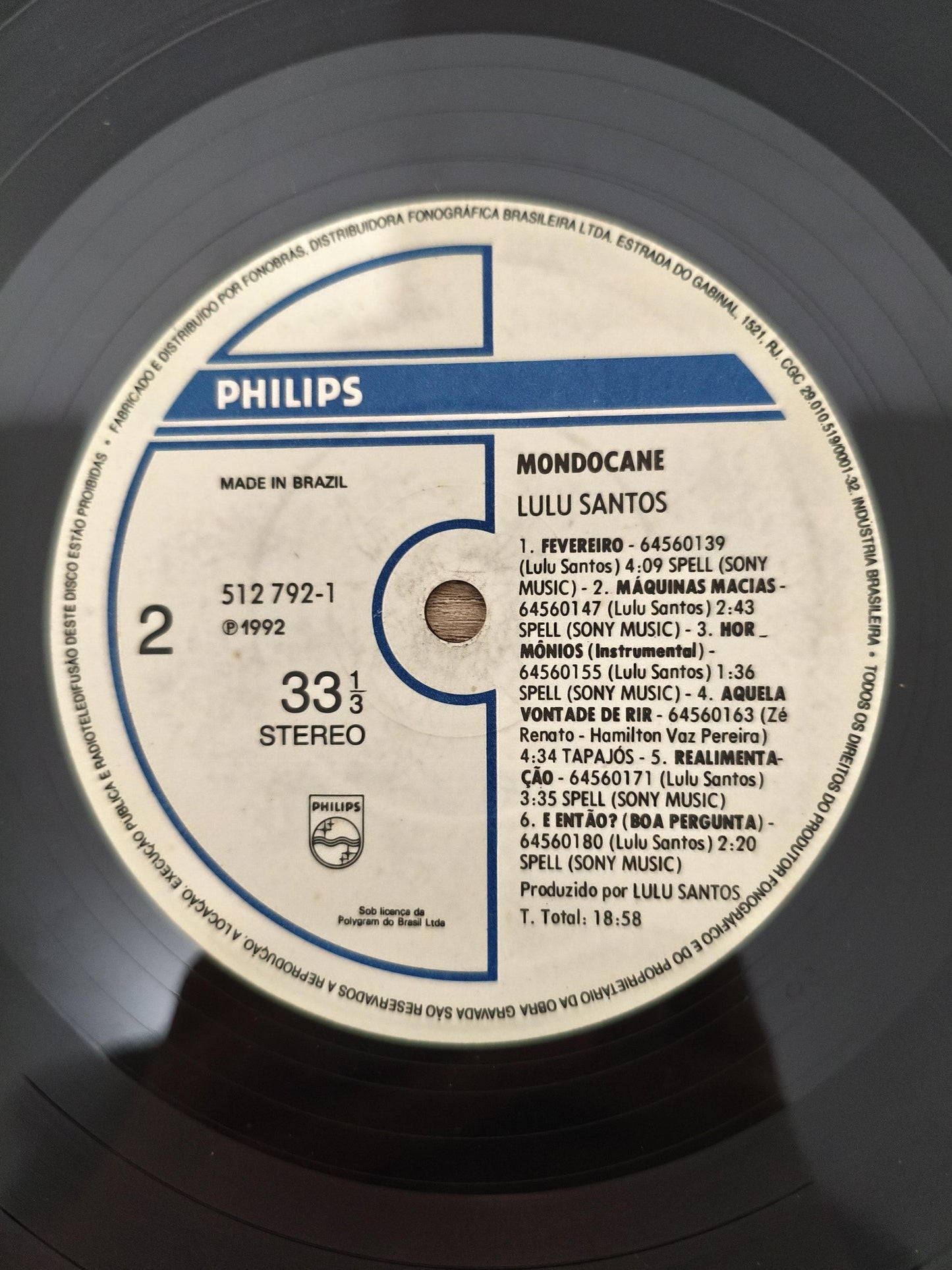 Lp Vinil Lulu Santos Mondo Cane