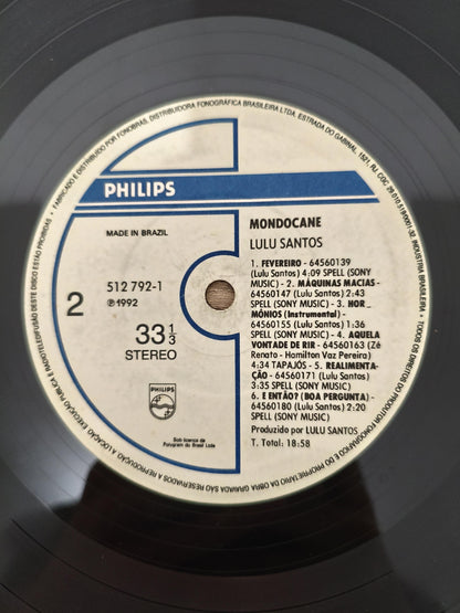 Lp Vinil Lulu Santos Mondo Cane