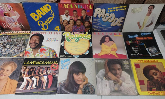Lp Vinil Lote 15 Unidades Samba