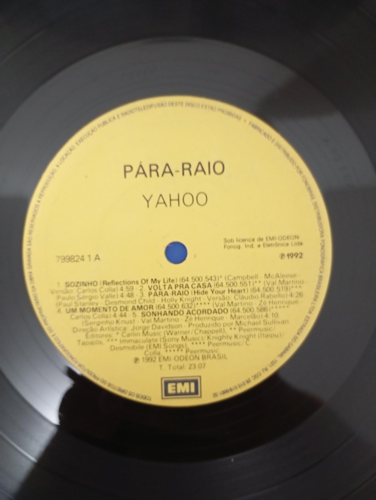 Lp Vinil Yahoo Pára-Raio Com Encarte
