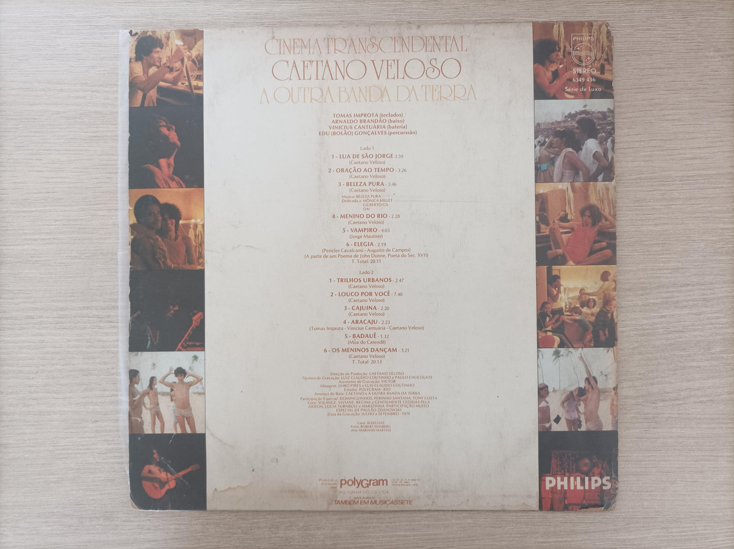 Lp Vinil Caetano Veloso Cinema Transcendental Com Encarte