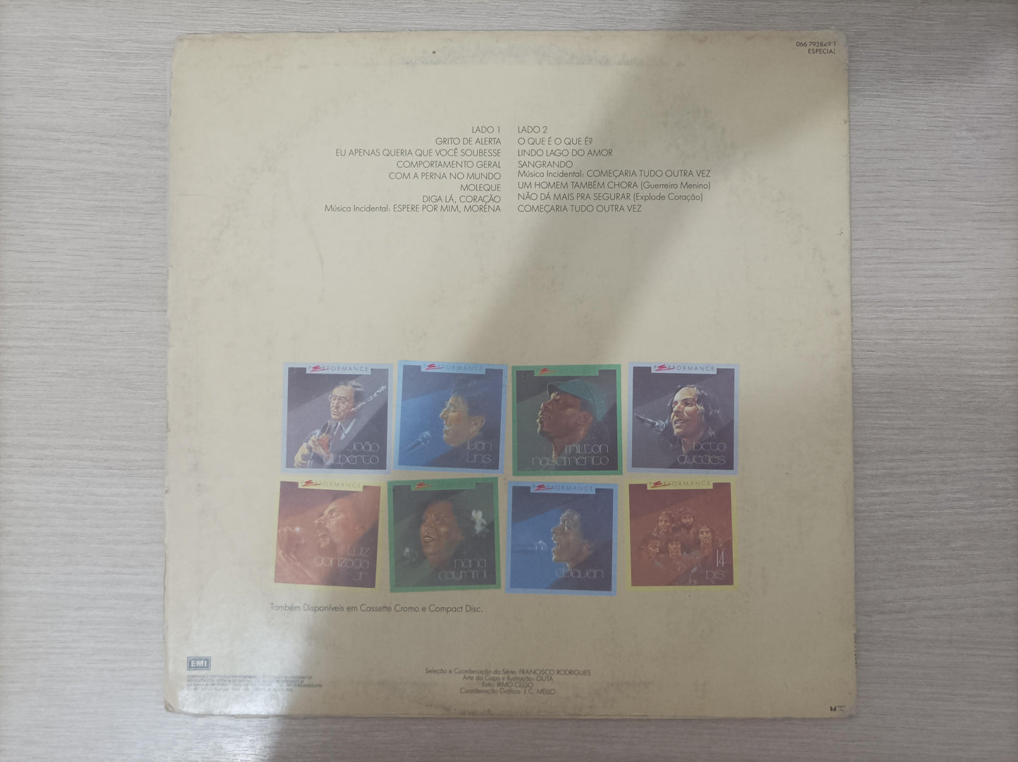 Lp Vinil Gonzaguinha Performance Com Encarte