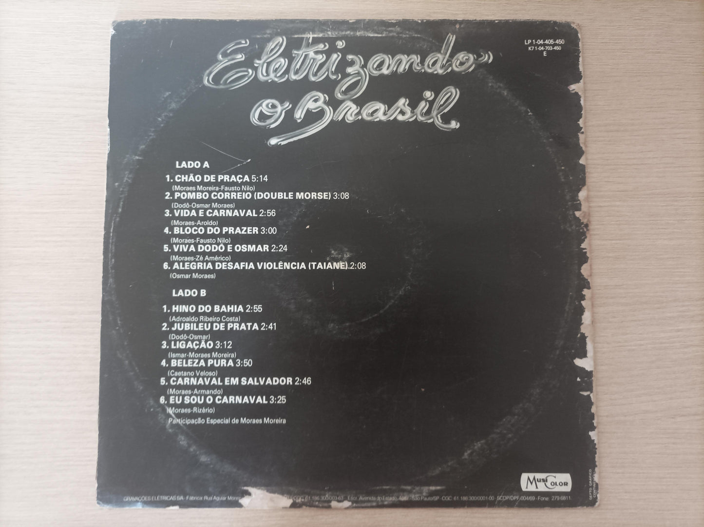 Lp Vinil Armandinho Dodô & Osmar Eletrizando O Brasil
