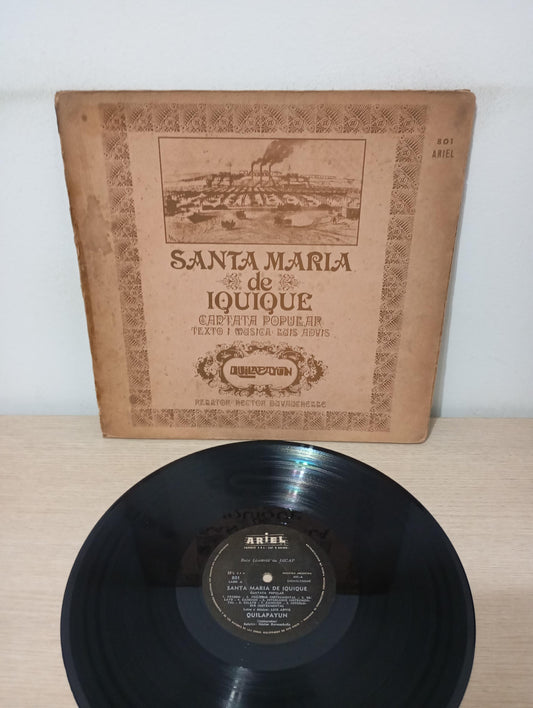 Lp Vinil Quilapayún Santa Maria De Iquique Capa Dupla Import