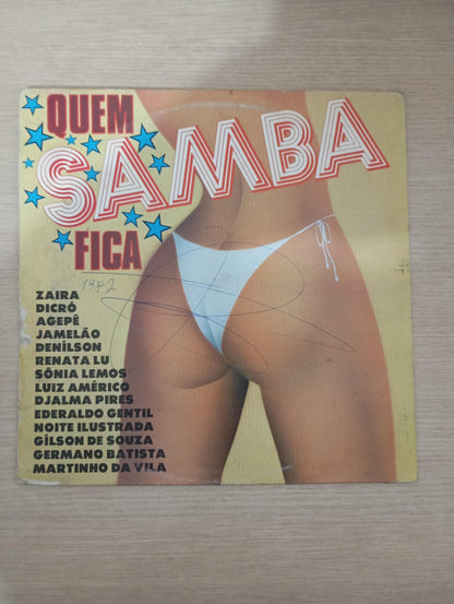 Lp Vinil Quem Samba Fica 1982