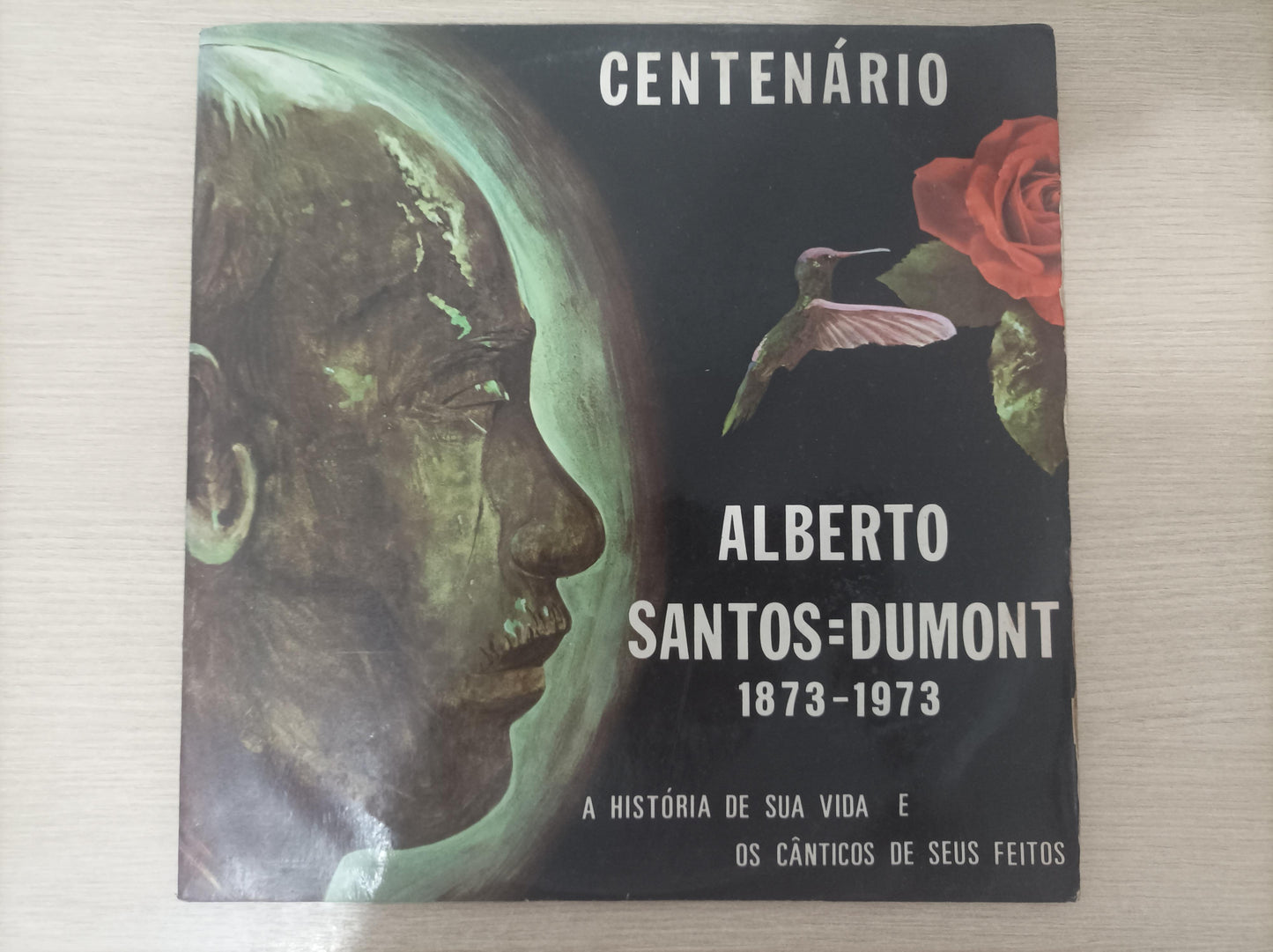 Lp Vinil Alberto Santos Dumont Centenário 1873-1973 Duplo