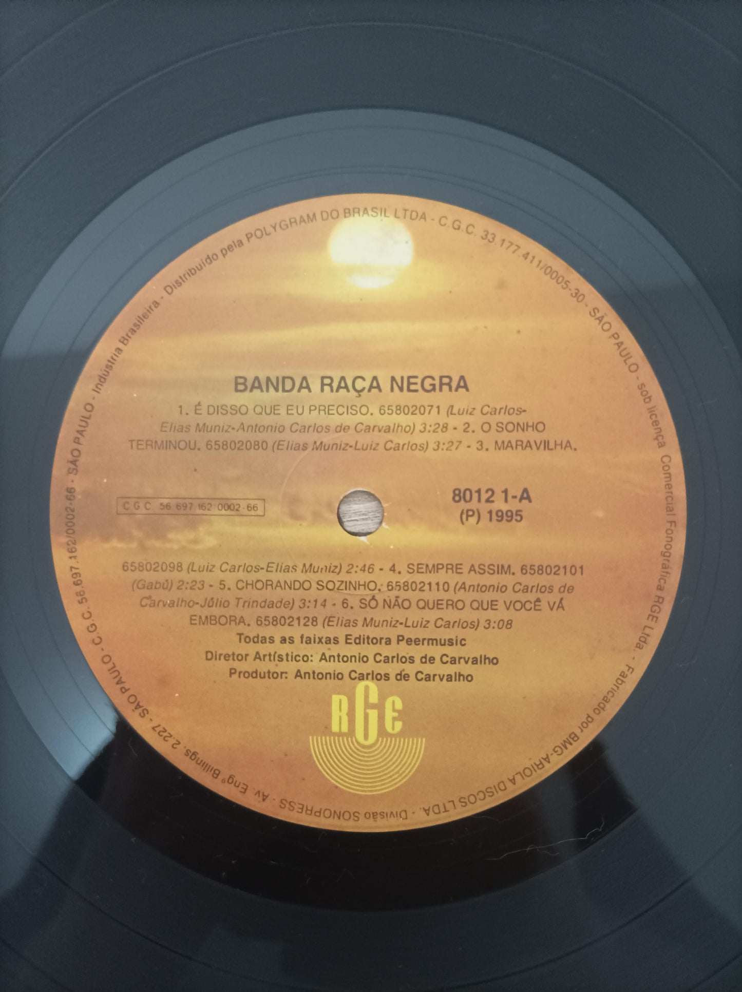 Lp Vinil Raça Negra 1995