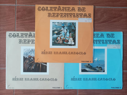 Lp Vinil Coletânea de Repentistas 3 Volumes