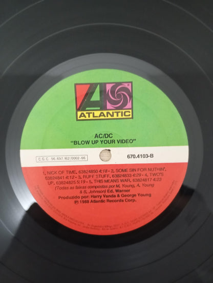 Lp Vinil AC/DC Blow Up Your Video
