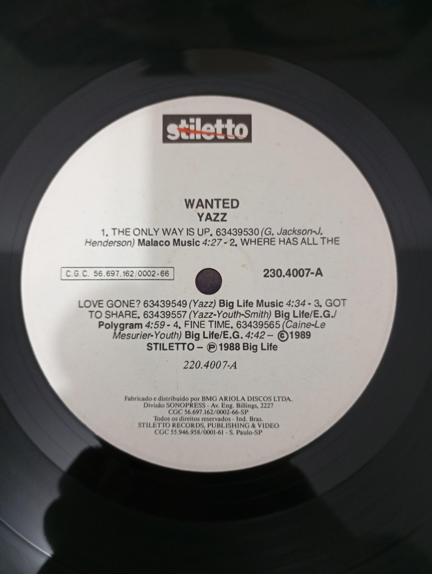Lp Vinil Yazz Wanted Com Encarte