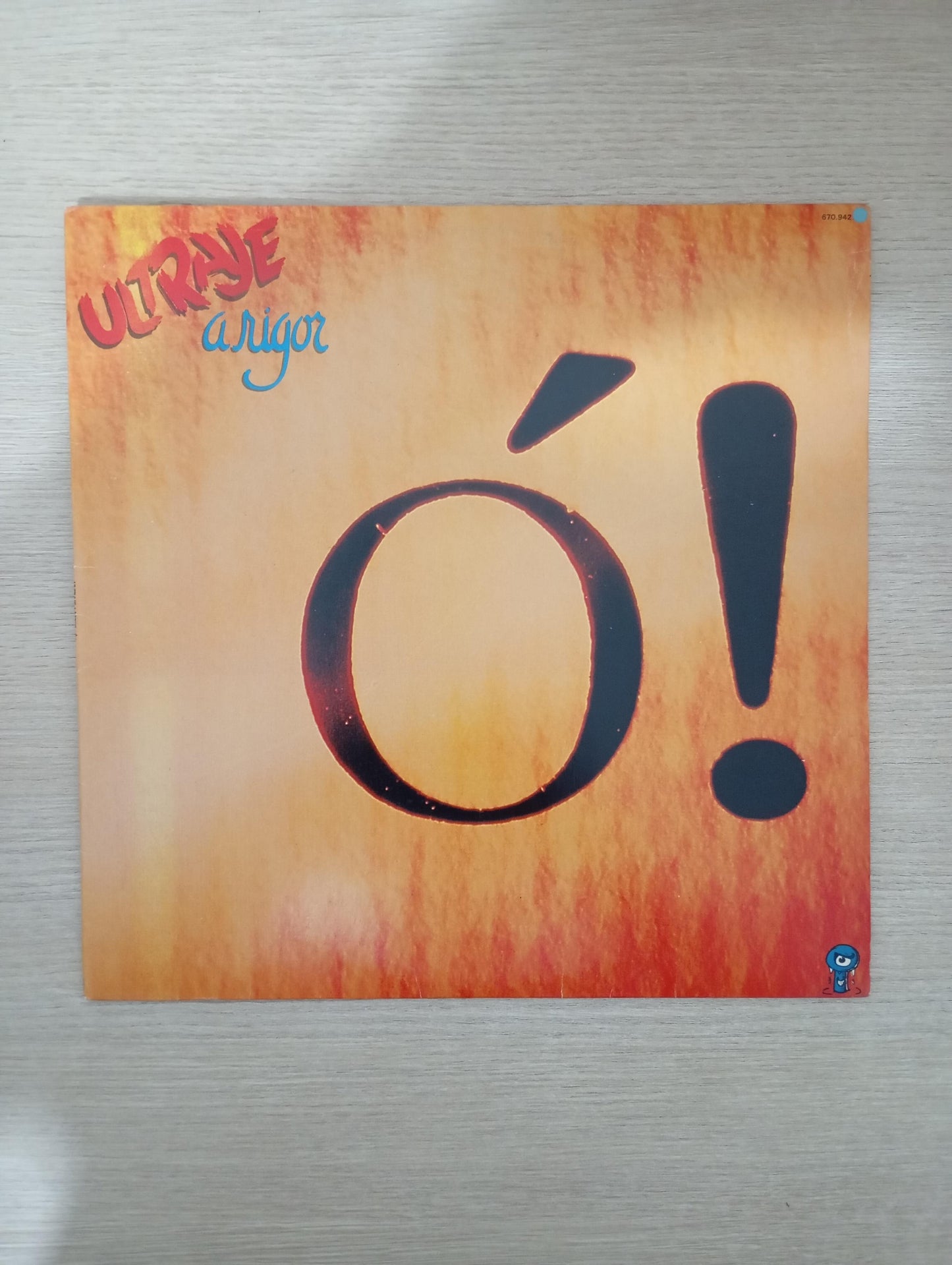 Lp Vinil Ultraje A Rigor Ó! Com Encarte