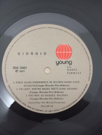 Lp Vinil Giorgio Moroder From Here To Eternity