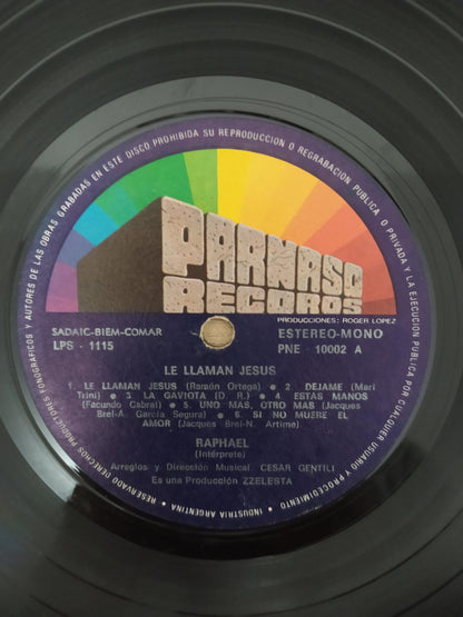 Lp Vinil Raphael Le Llaman Jesus! Importado