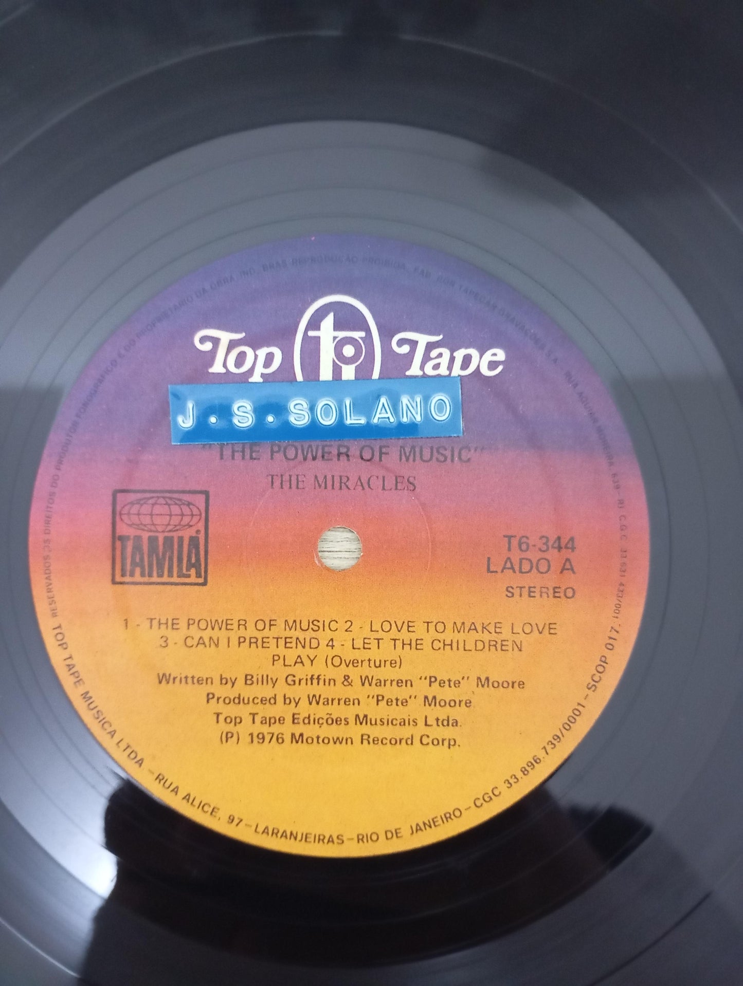 Lp Vinil The Miracles The Power Of Music