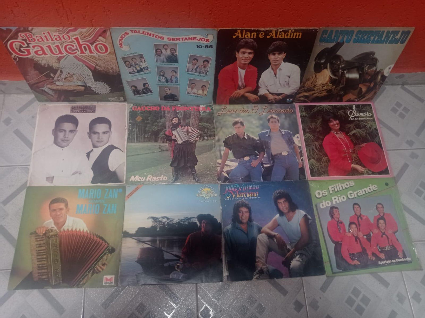 Lp Vinil 12 Unidades Sertanejo