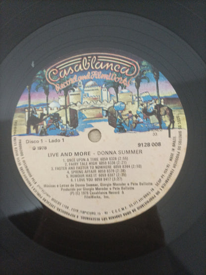 Lp Vinil Donna Summer Live And More Duplo