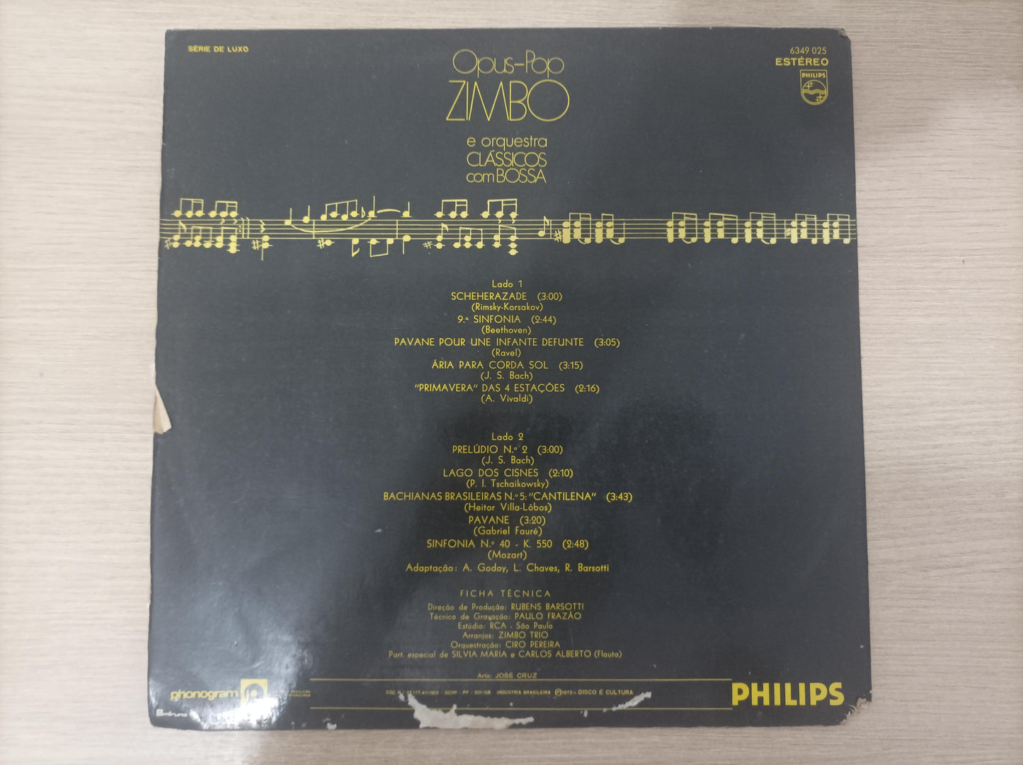 Lp Vinil Zimbo Trio Opus-Pop