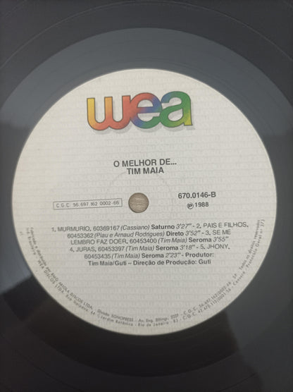 Lp Vinil Tim Maia O Melhor de