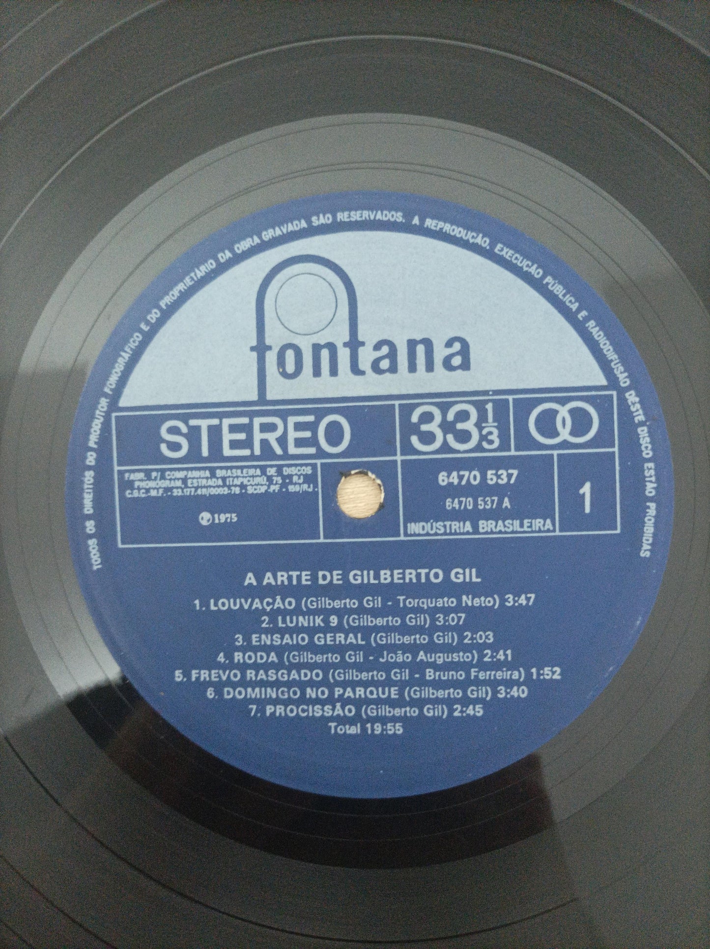 Lp Vinil Gilberto Gil A Arte de Duplo