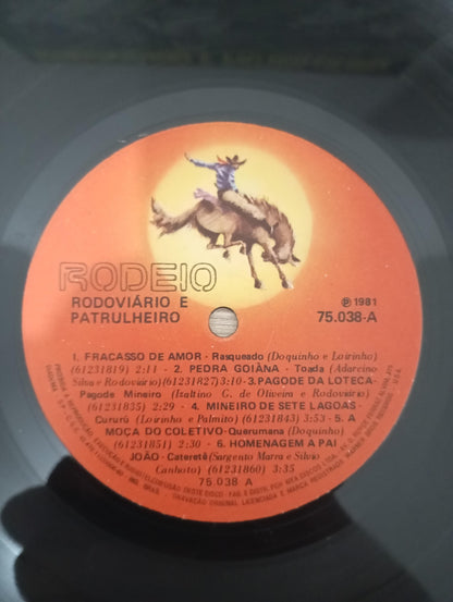 Lp Vinil Rodoviário e Patrulheiro 1981