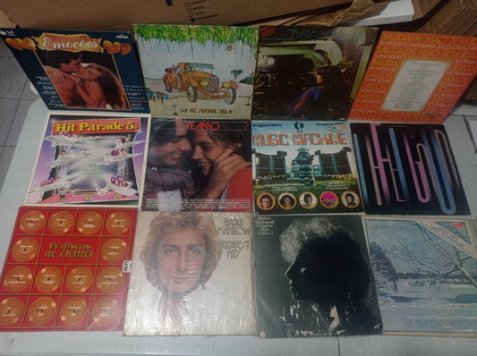 Lp Vinil 12 Unidades Rock Pop Internacional