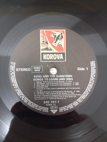 Lp Vinil Echo & The Bunnymen Songs To Learn & Sing Importado