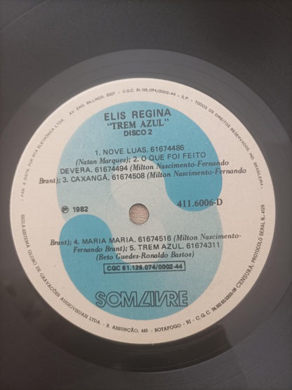 Disco Vinil Trem Azul Elis Regina Duplo A