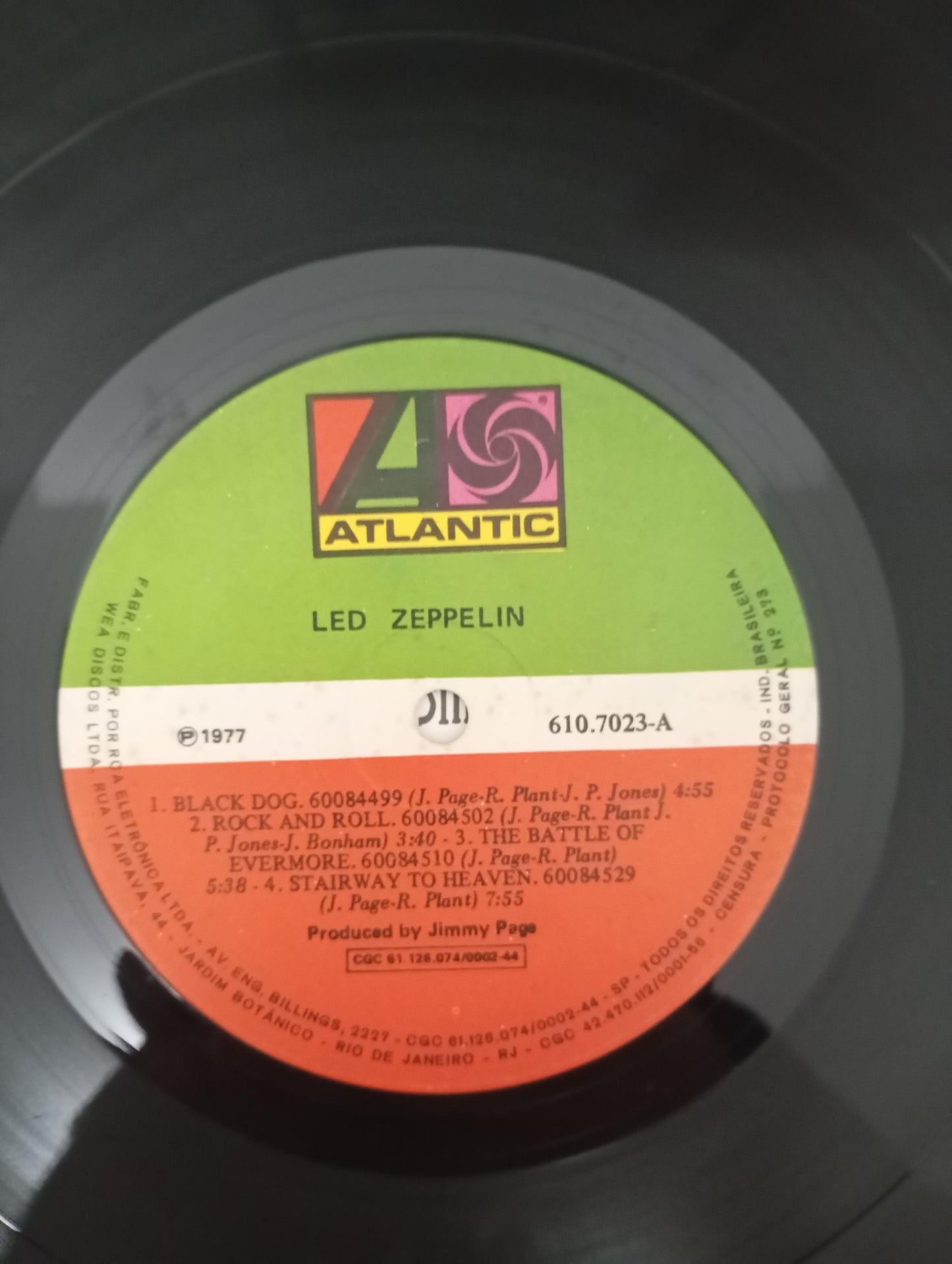 Lp Vinil Led Zeppelin IV 4 Capa Dupla Com Encarte
