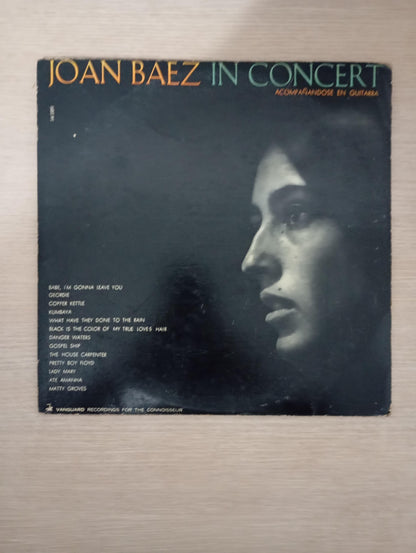 Lp Vinil Joan Baez In Concert Acompañandose Guitarra Import
