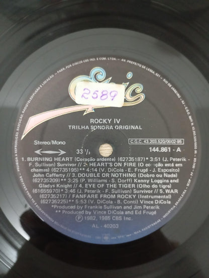 Lp Vinil Trilha Sonora Rocky IV