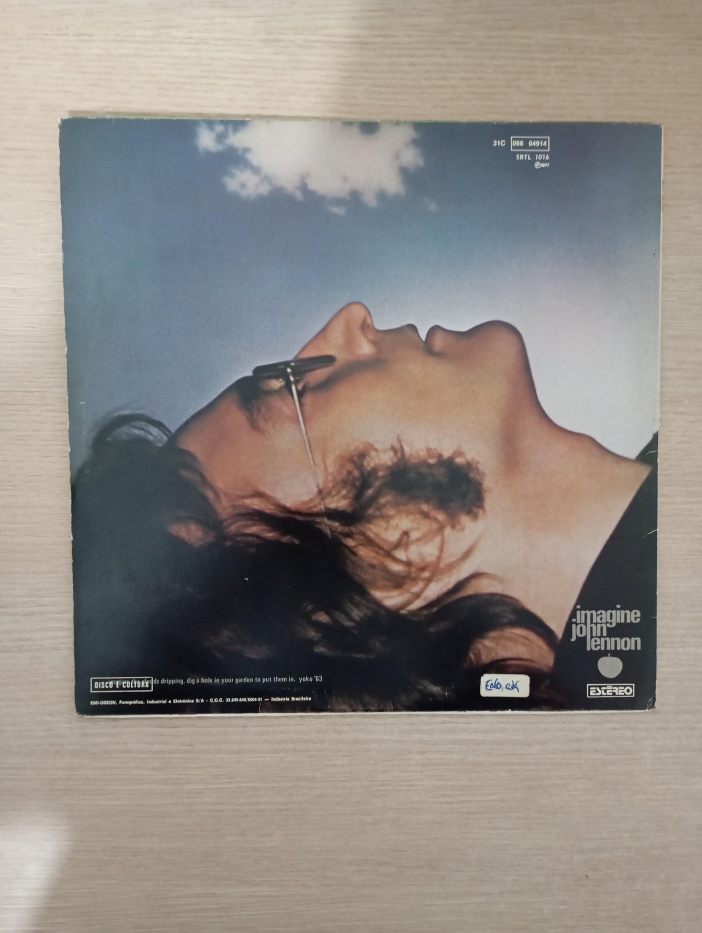 Disco Vinil Imagine John Lennon Com Encarte A