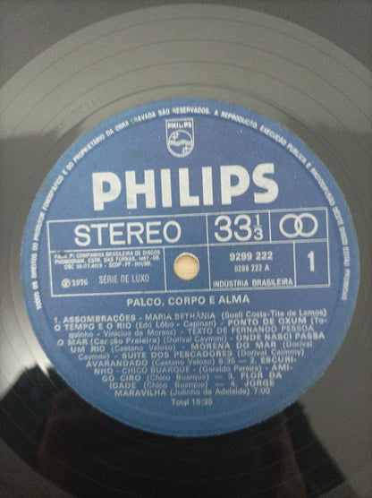 Lp Vinil Palco Corpo e Alma Triplo Com Encarte