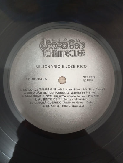 Lp Vinil Milionário e José Rico 1973
