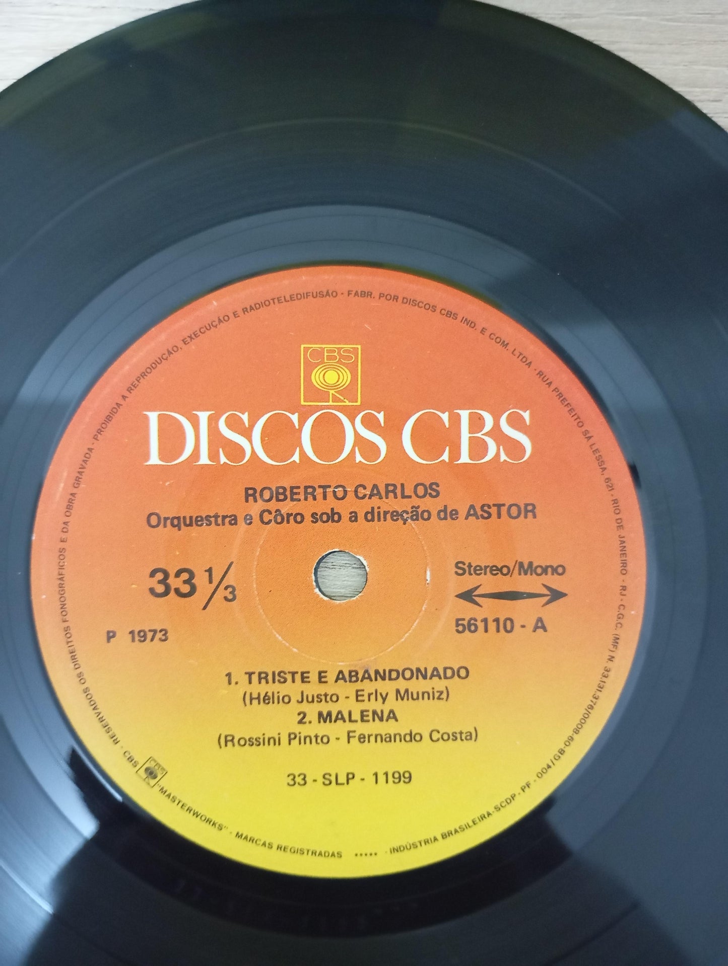 Compacto Vinil Roberto Carlos Triste E Abandonado
