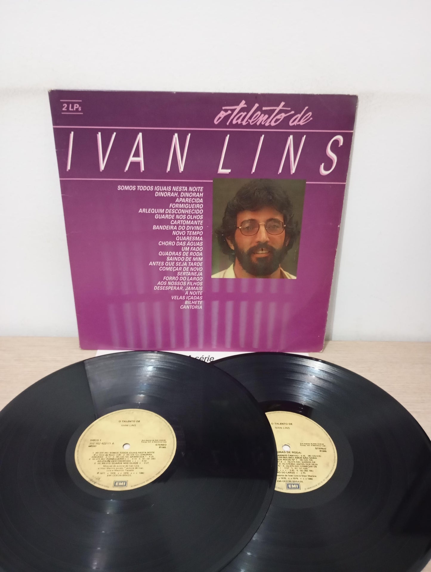 Lp Vinil Ivan Lins O Talento De Ivan Lins Duplo Com Encarte