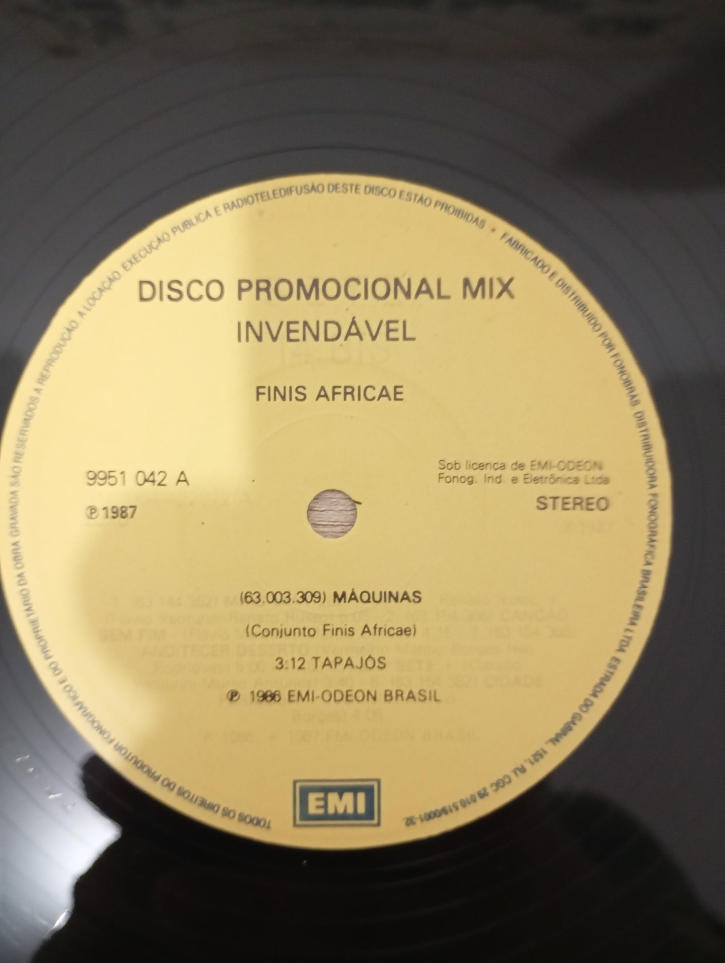 Lp Vinil Finis Africae Máquinas