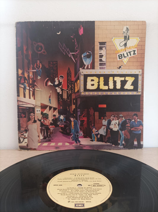 Lp Vinil Blitz Radioatividade Capa Dupla Encartes