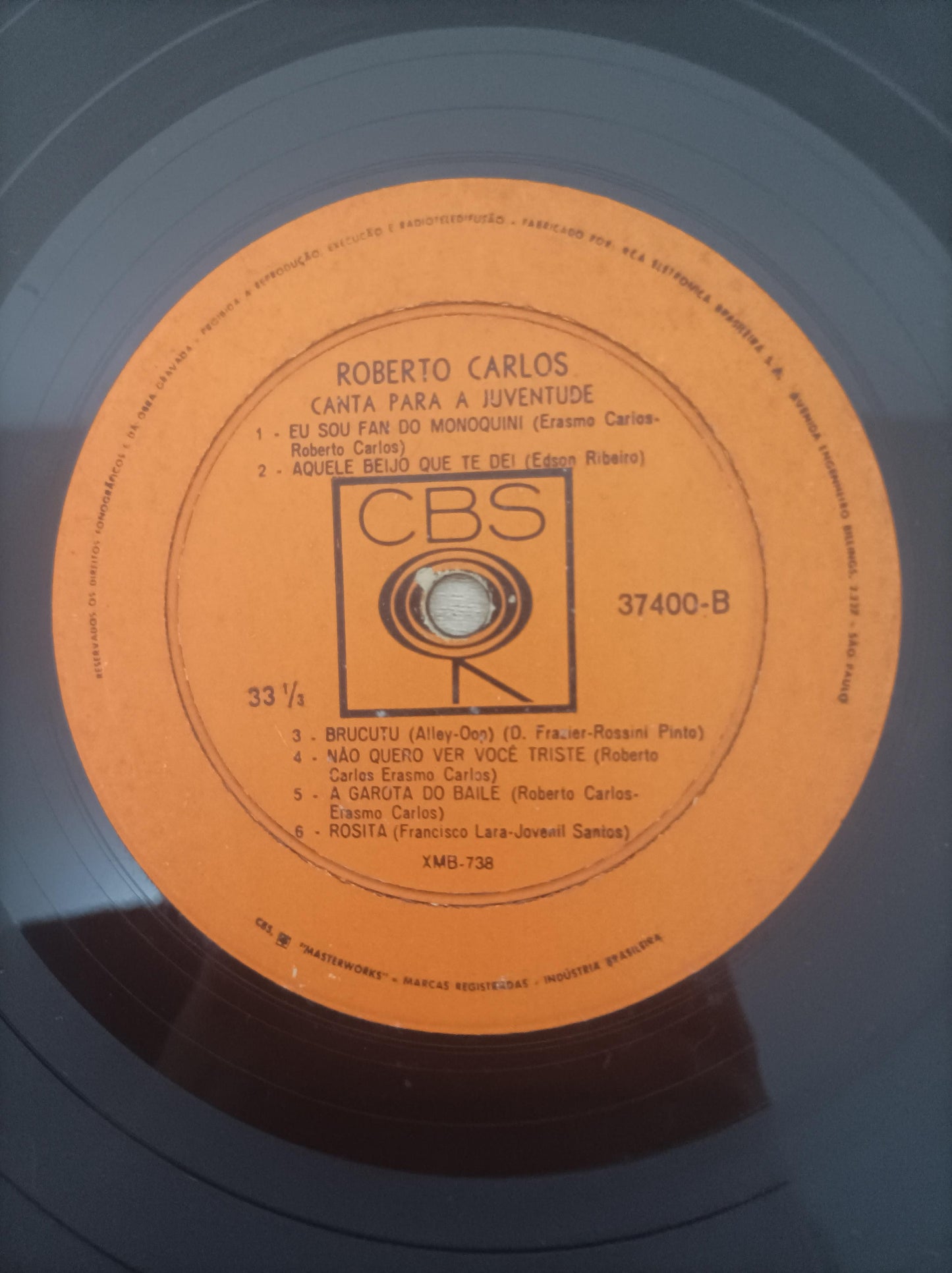Lp Vinil Roberto Carlos Canta Para A Juventude