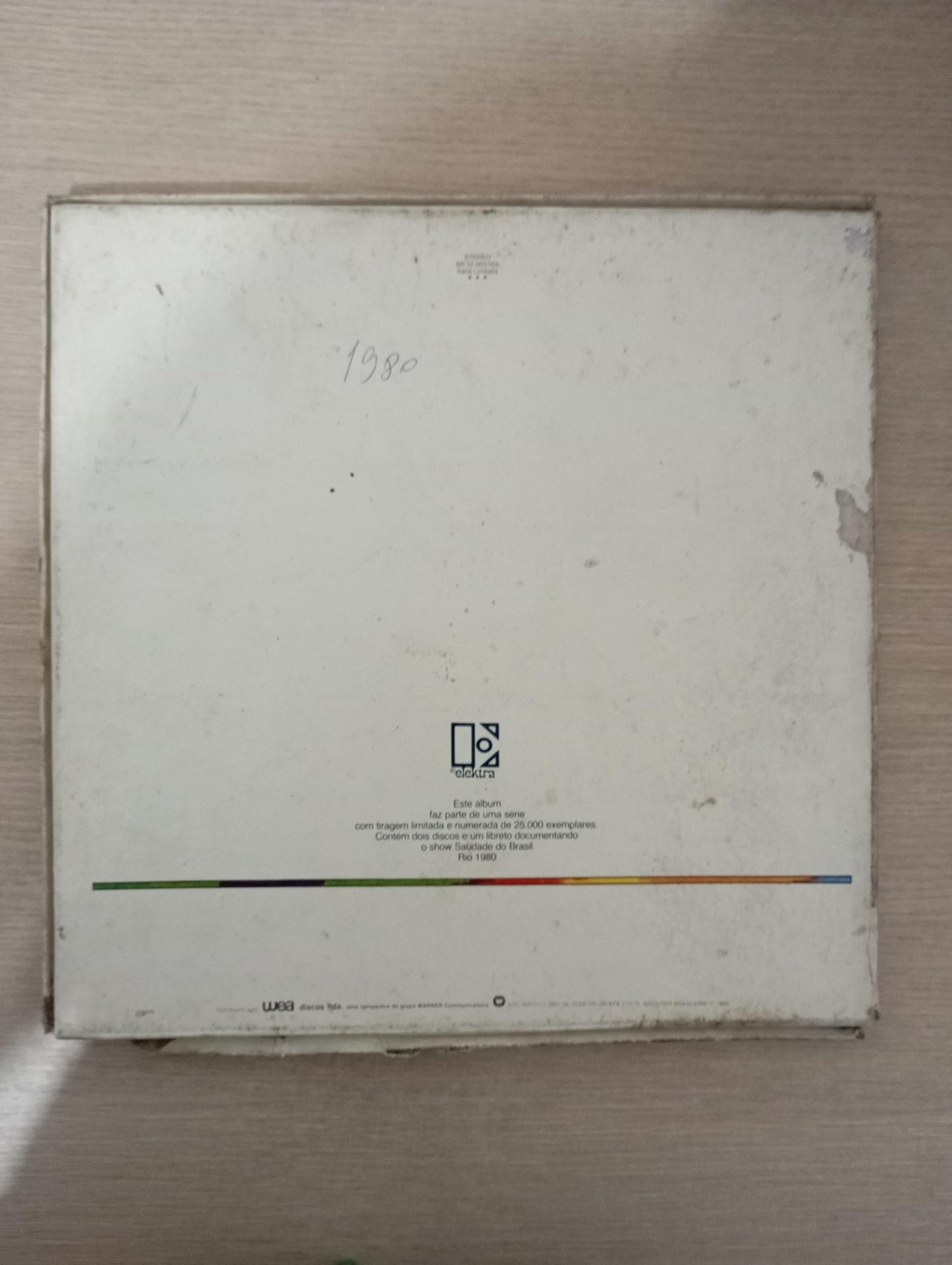 Lp Vinil Box Elis Regina Saudade do Brasil Duplo C Encartes