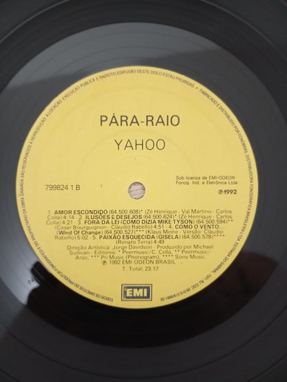 Lp Vinil Yahoo Pára-Raio Com Encarte