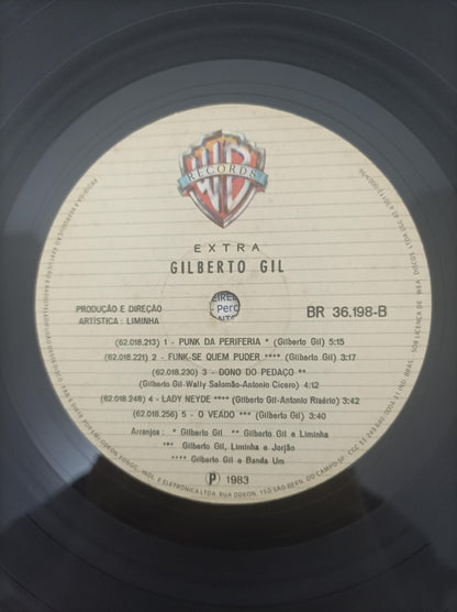 Disco Vinil Extra Gilberto Gil Capa Dupla Com Encarte A