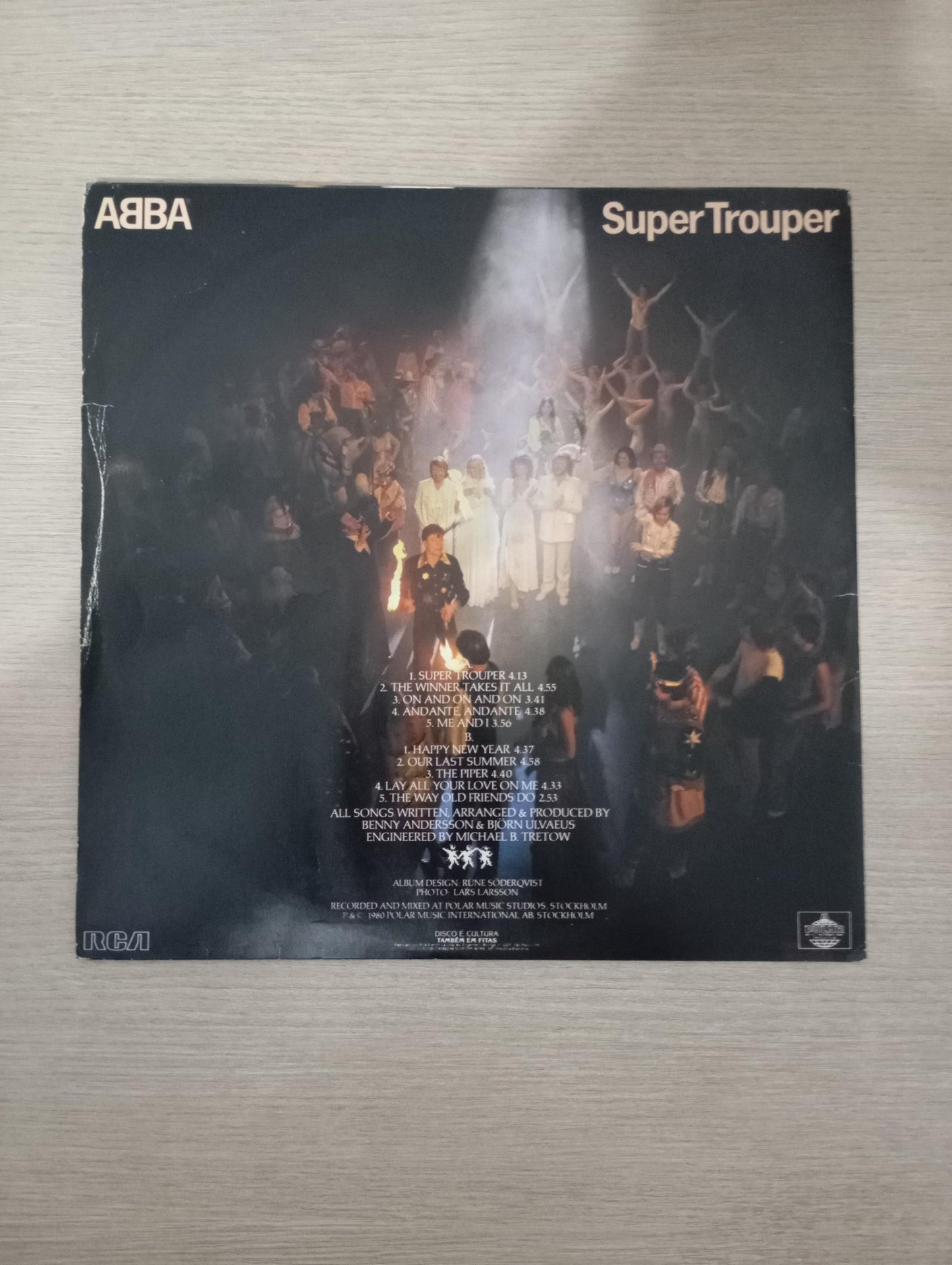 Lp Vinil ABBA Super Trouper Com Encarte