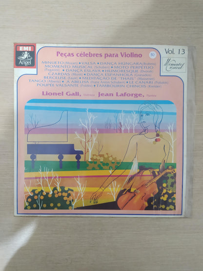 Lp Vinil Peças Célebres Para Violino