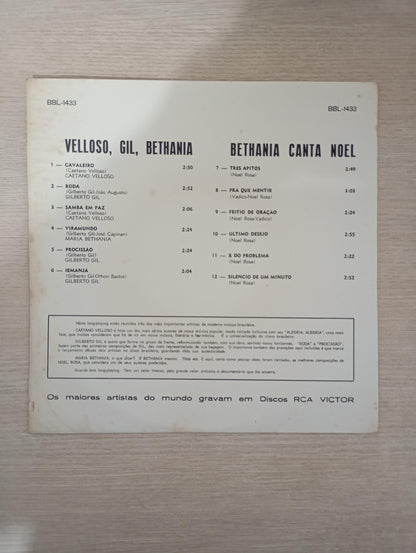 Lp Vinil Velloso Bethania Gil