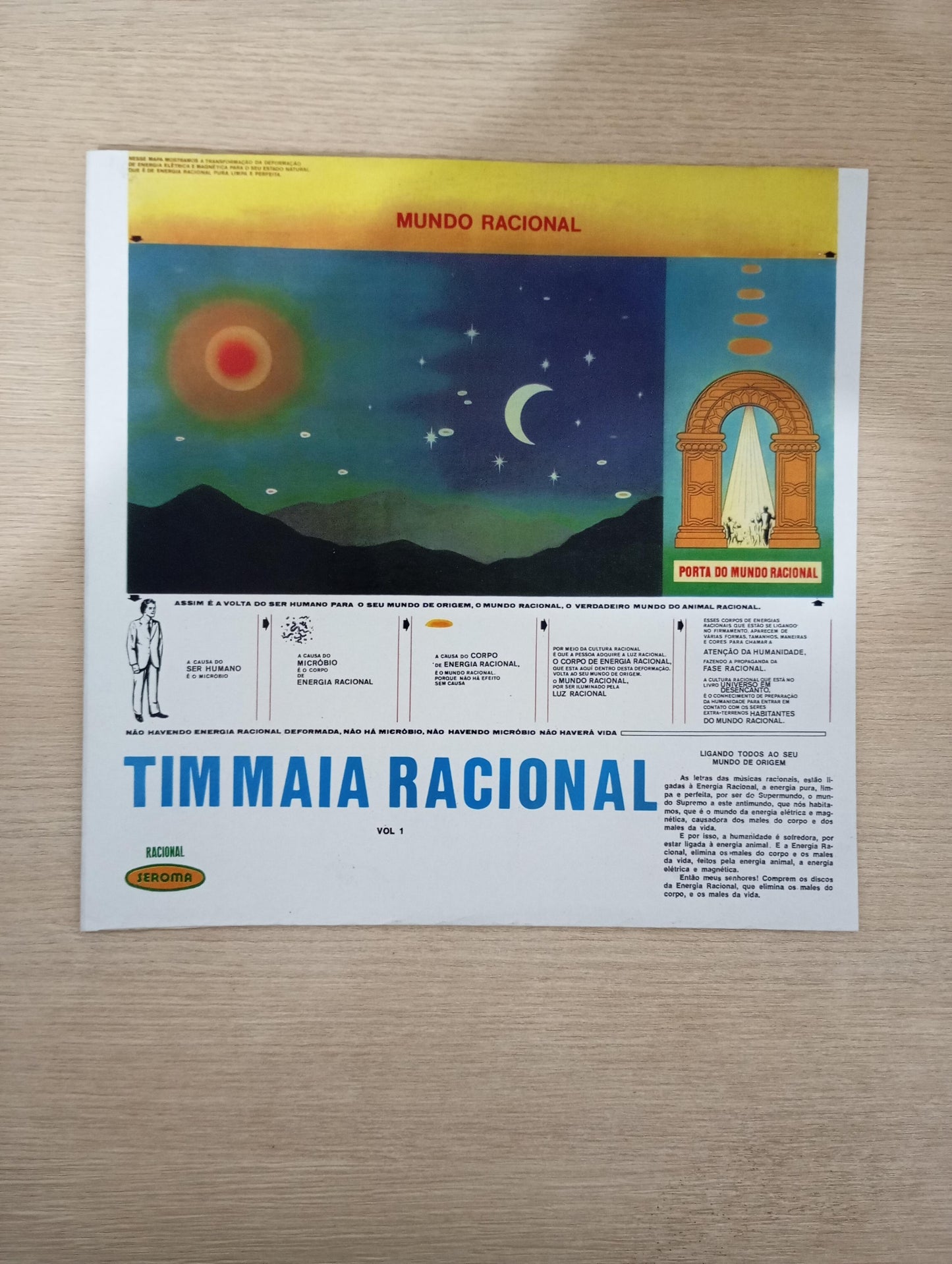 Lp Vinil Tim Maia Racional Vol. 1, Leia