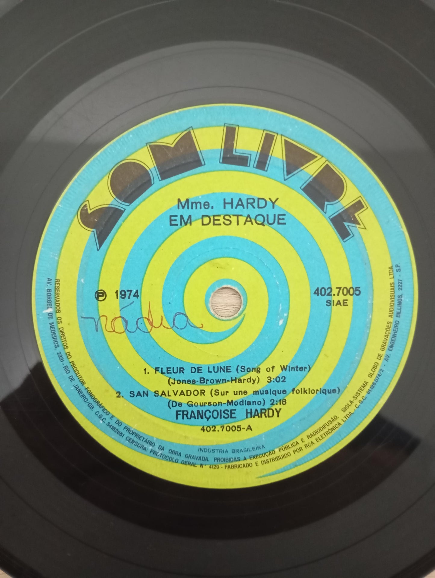 Compacto Vinil Françoise Hardy Mme. Hardy Em Destaque